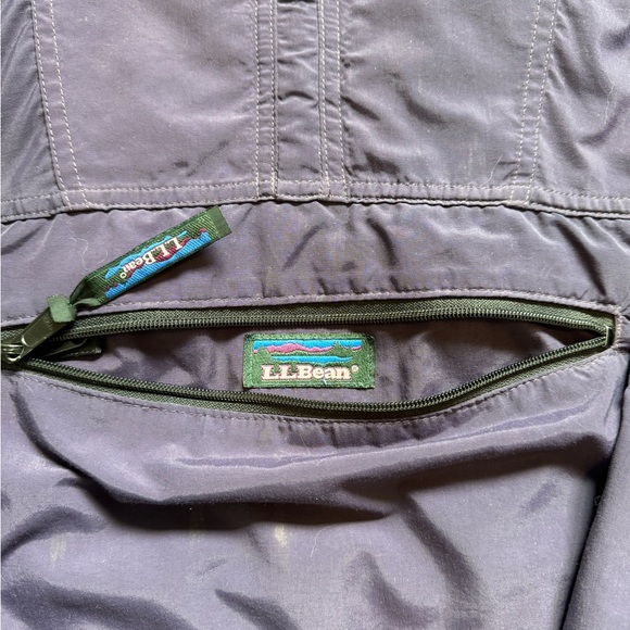 LL Bean vintage 80s 1/4 zip pull-over jacket - Picture 2 of 5